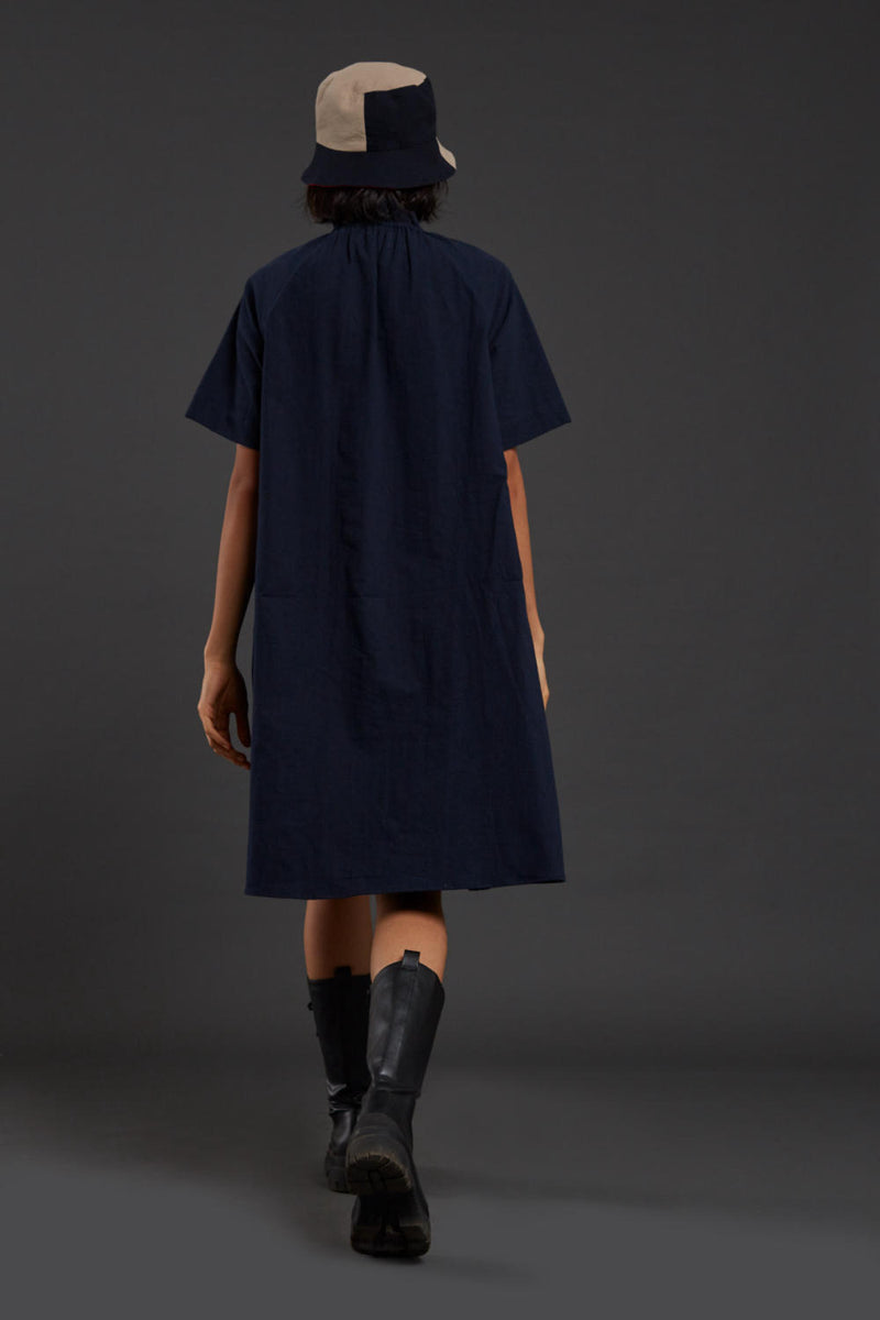 Navy Blue Tora Dress Dress by Mati for women in Singapore