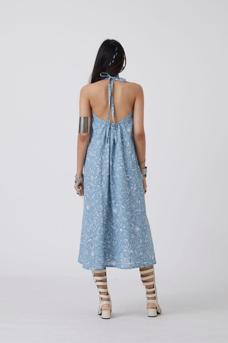Chepi Print - Dress Dress by The Summer House in blue color for women in Singapore