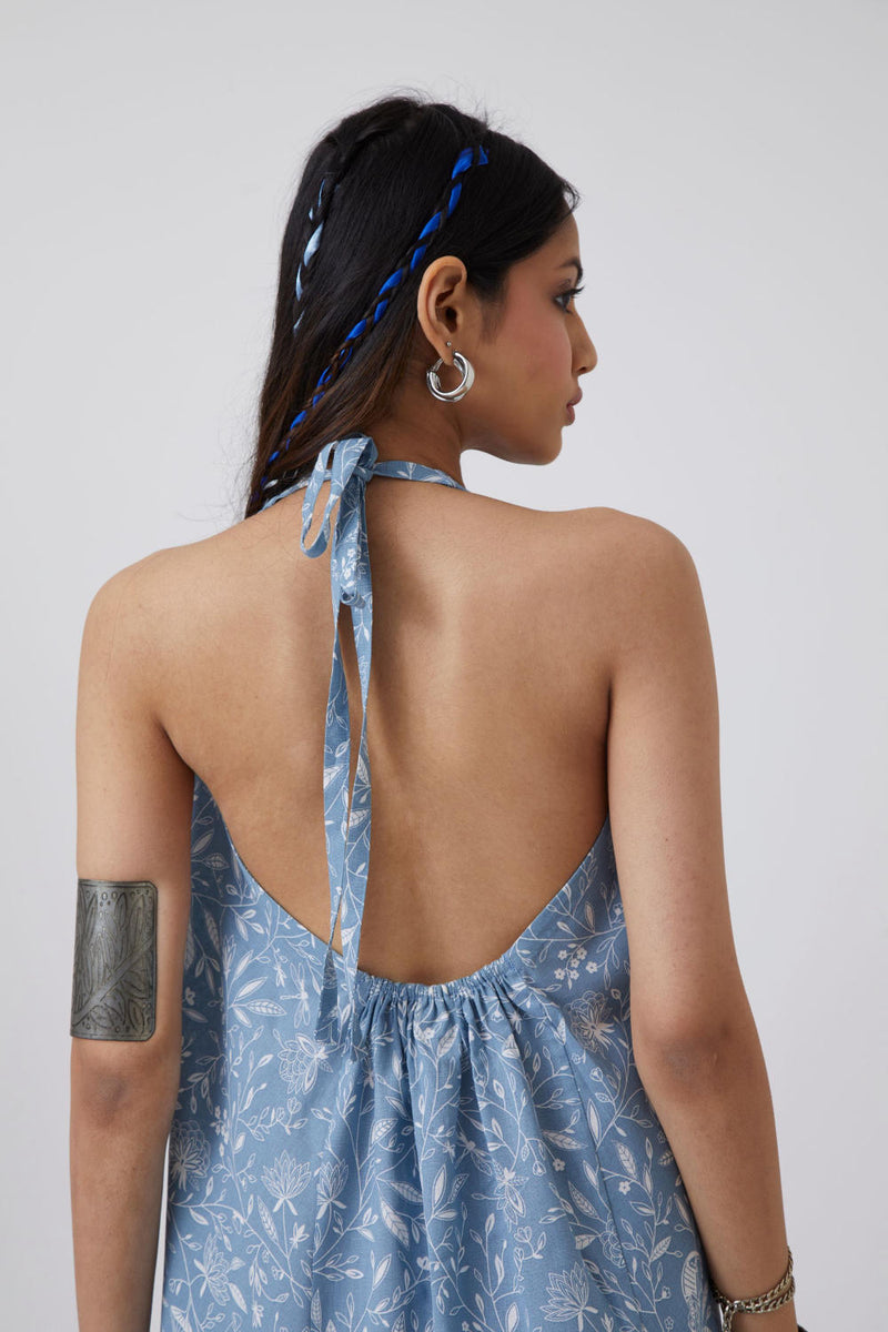 Chepi Print - Dress Dress by The Summer House in blue color for women in Singapore