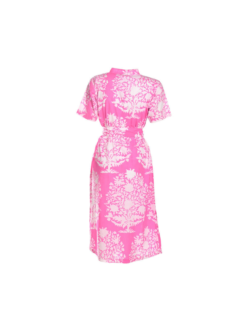 FUSCHIA PRINT DRESS Dress by TOKREE for women in Singapore
