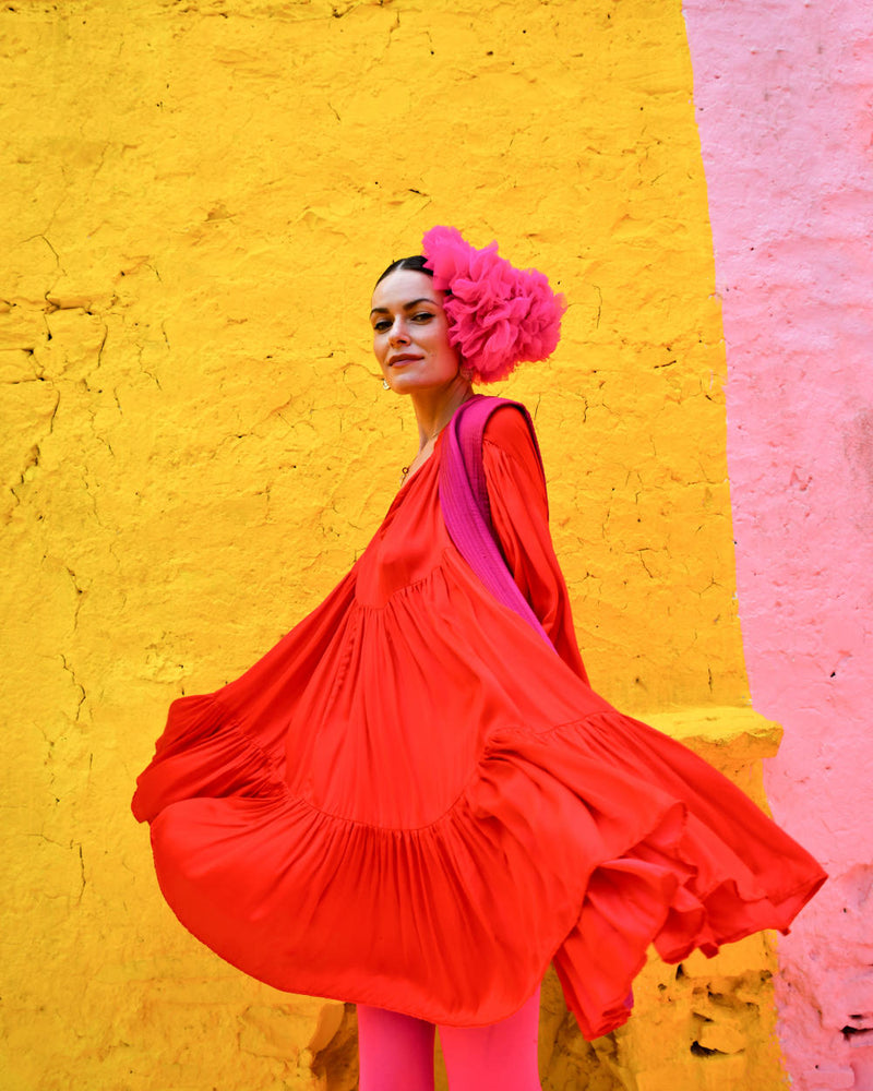 LOVE RED Dress by TOKREE in red color for women in Singapore