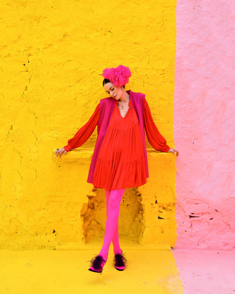LOVE RED Dress by TOKREE in red color for women in Singapore