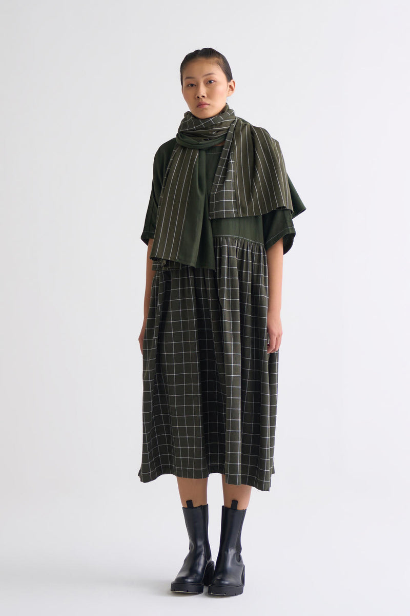 Dolman Dress Co-ord - Olive Dress,Co-ord Set by THREE for women in Singapore