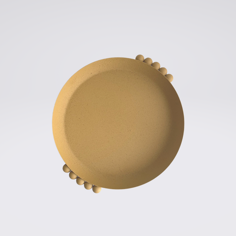 Elan Trinket Tray - Mustard linen by Gado Living for in Singapore