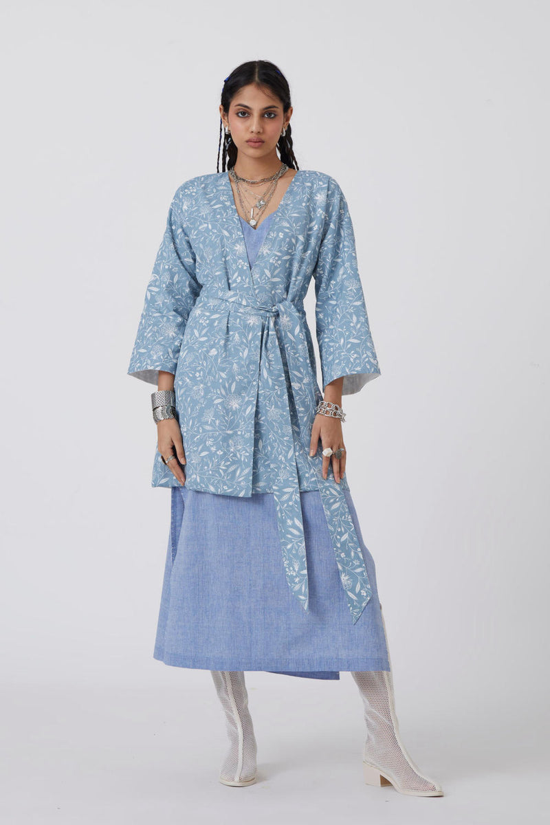 Ewa - Jacket Jackets & Overlays by The Summer House in blue color for women in Singapore