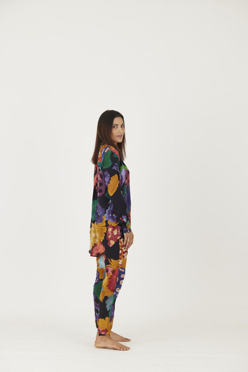 FARAH BLACK CO-ORD SET Co-ord Set by Yam in black color for women in Singapore