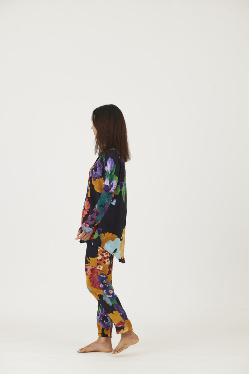 FARAH BLACK CO-ORD SET Co-ord Set by Yam in black color for women in Singapore