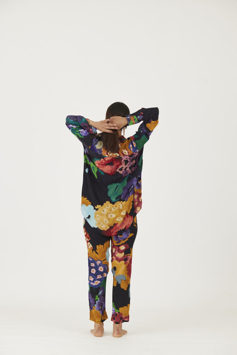 FARAH BLACK CO-ORD SET Co-ord Set by Yam in black color for women in Singapore