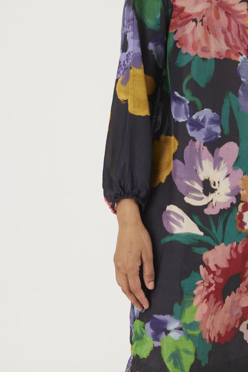 FARAH BLACK KURTA SET Kurta Sets by Yam in black color for women in Singapore