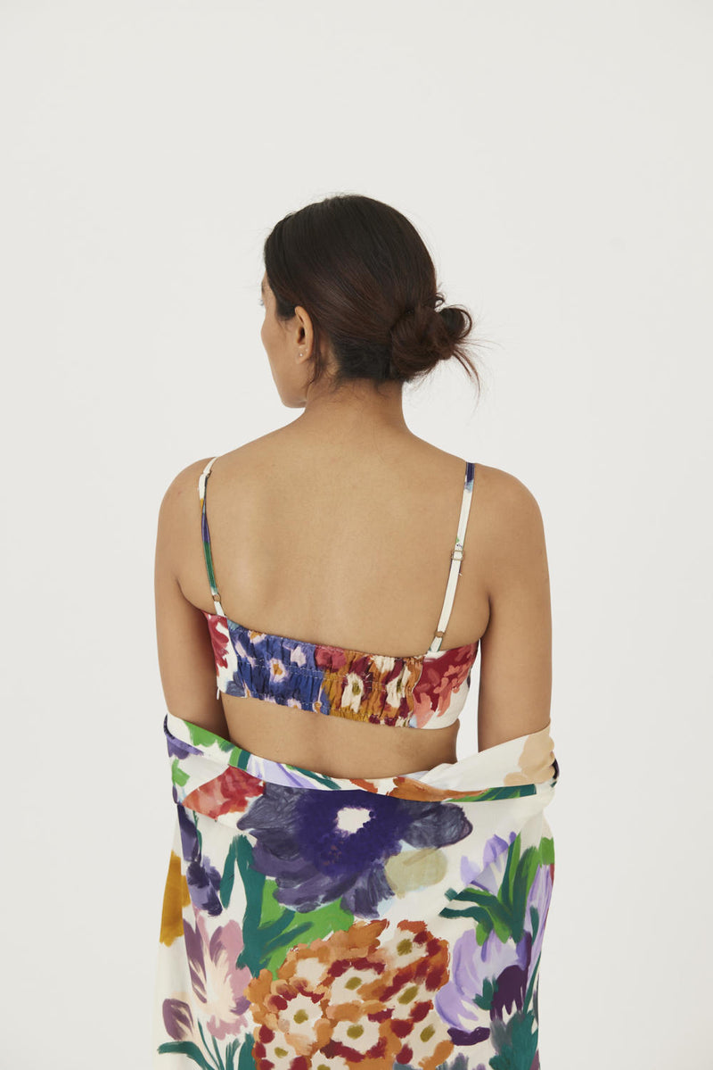 FARAH WHITE 3 pcs SET mul Co-ord Set by Yam in multi color for women in Singapore