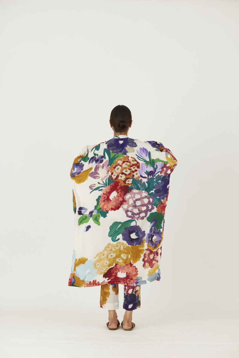 FARAH WHITE 3 pcs SET mul Co-ord Set by Yam in multi color for women in Singapore