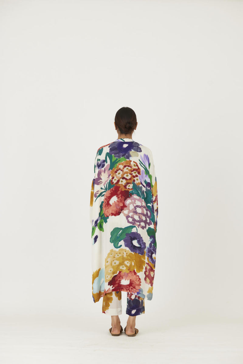 FARAH WHITE 3 pcs SET mul Co-ord Set by Yam in multi color for women in Singapore