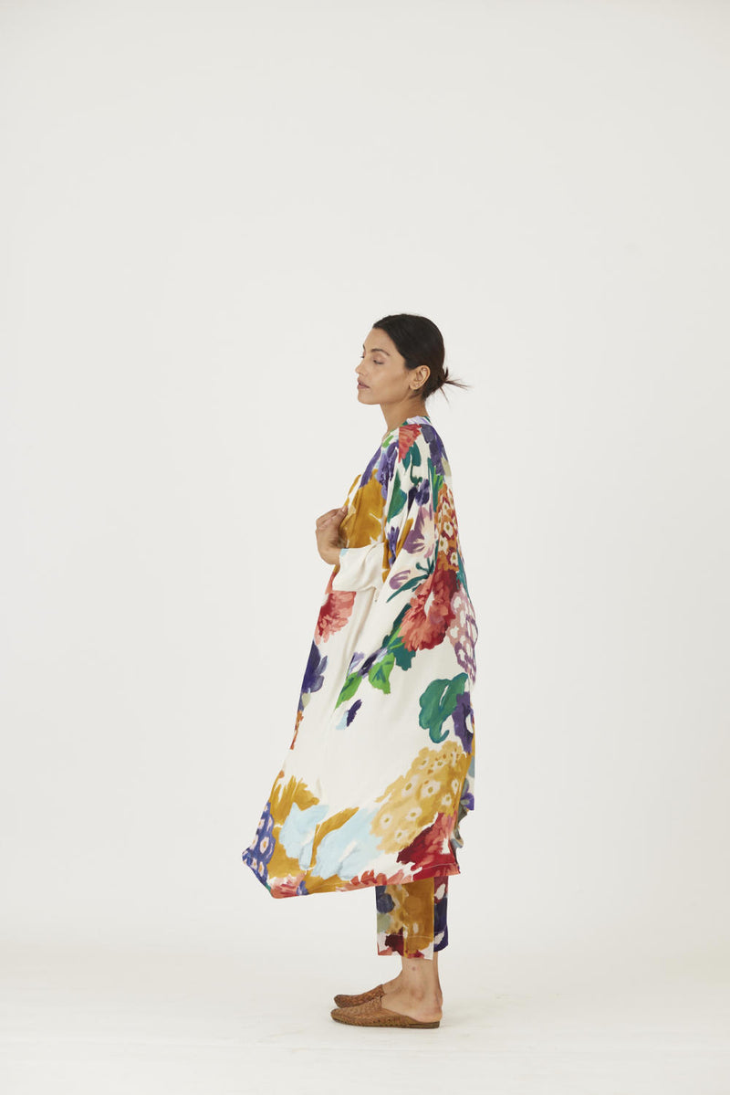 FARAH WHITE 3 pcs SET mul Co-ord Set by Yam in multi color for women in Singapore