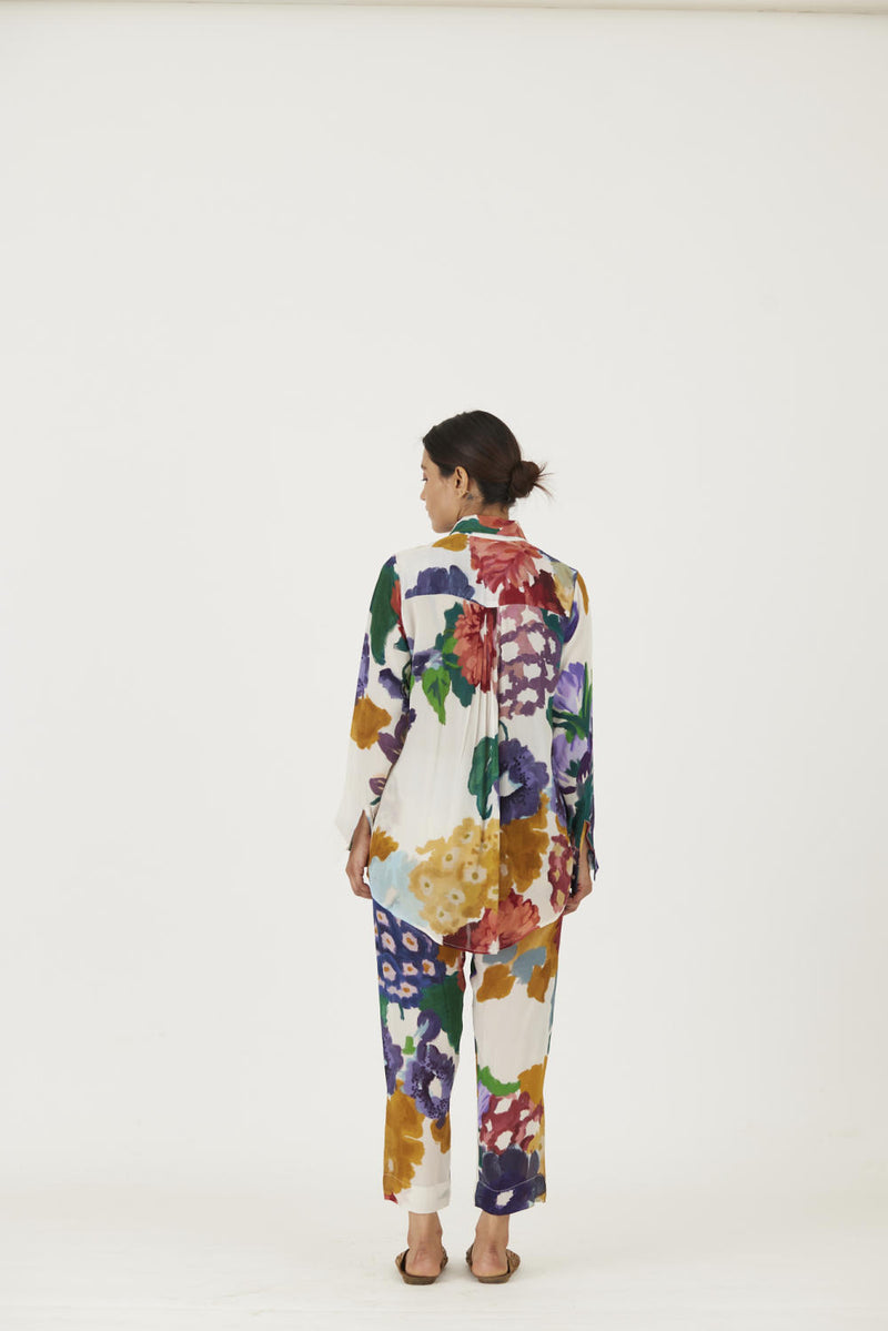 FARAH WHITE CO-ORD SET mul Co-ord Set by Yam in multi color for women in Singapore