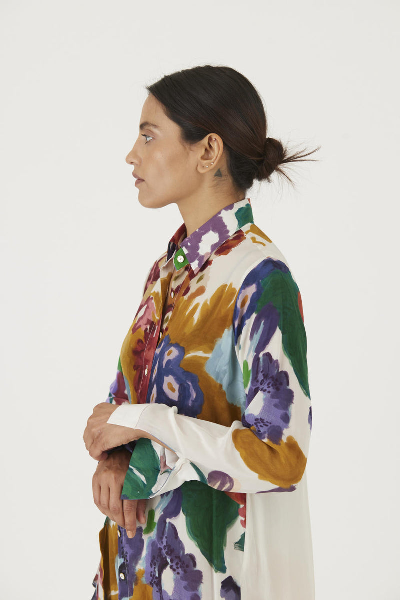 FARAH WHITE CO-ORD SET mul Co-ord Set by Yam in multi color for women in Singapore