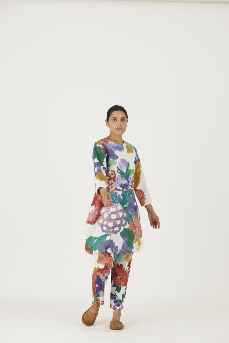 FARAH WHITE KURTA SET Kurta Sets by Yam for women in Singapore