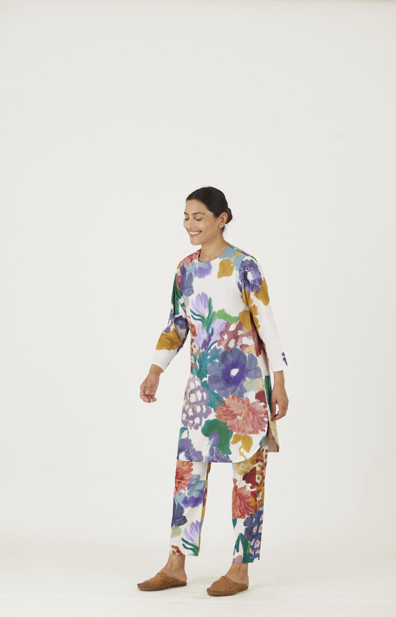 FARAH WHITE KURTA SET Kurta Sets by Yam for women in Singapore