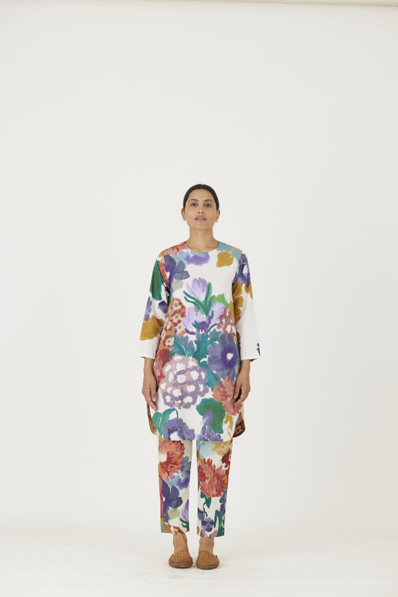 FARAH WHITE KURTA SET Kurta Sets by Yam for women in Singapore
