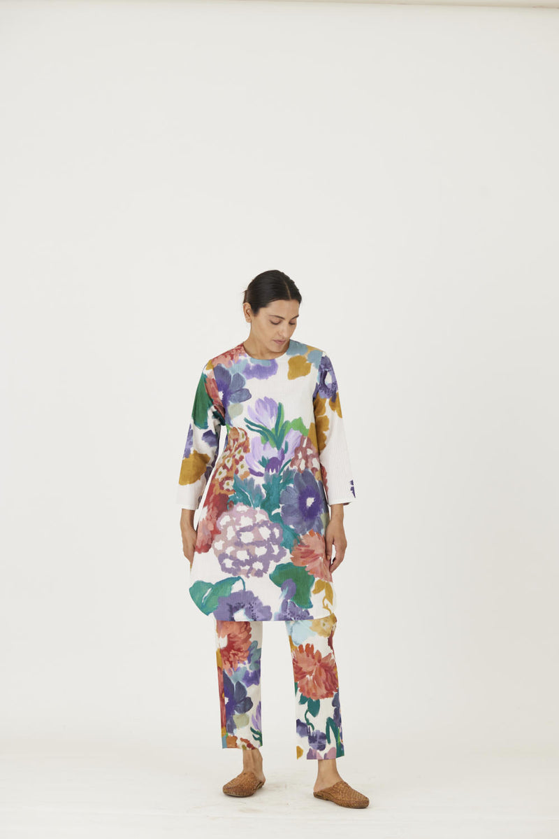 FARAH WHITE KURTA SET Kurta Sets by Yam for women in Singapore