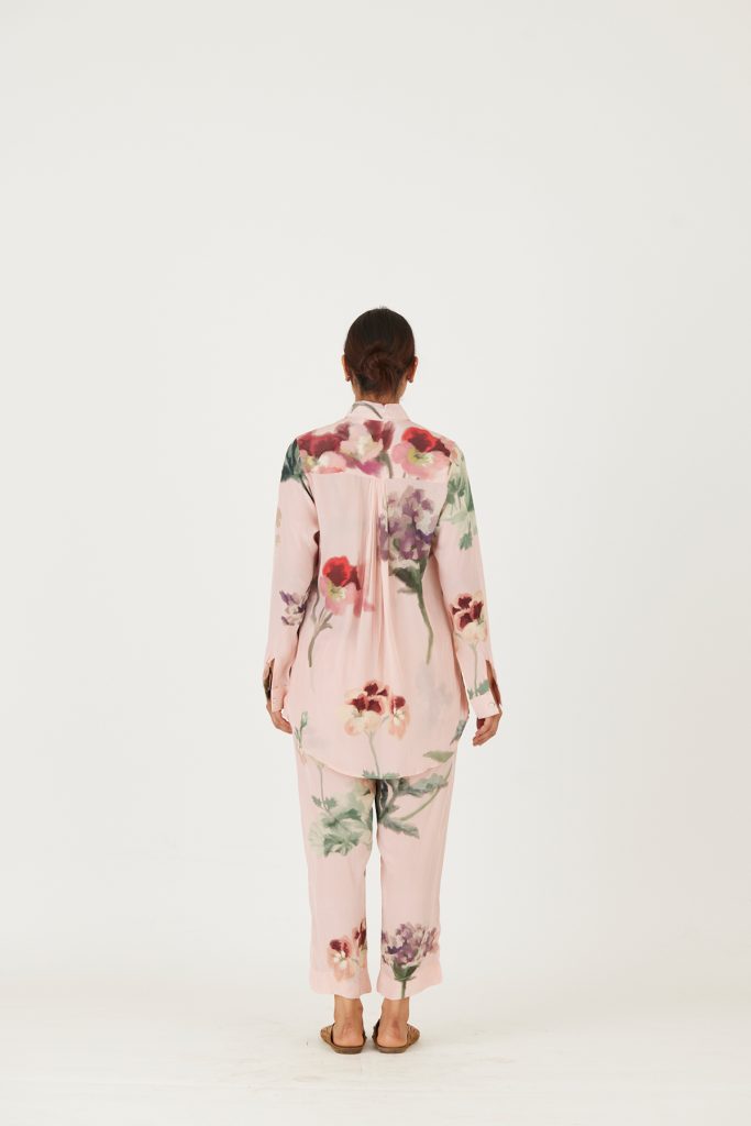 JULIET PINK CO-ORD Co-ord Set by Yam in pink color for women in Singapore