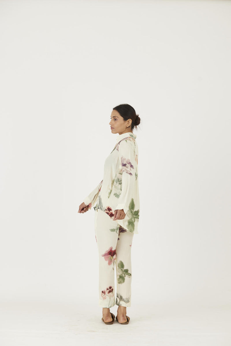 JULIET WHITE CO-ORD Co-ord Set by Yam in white color for women in Singapore