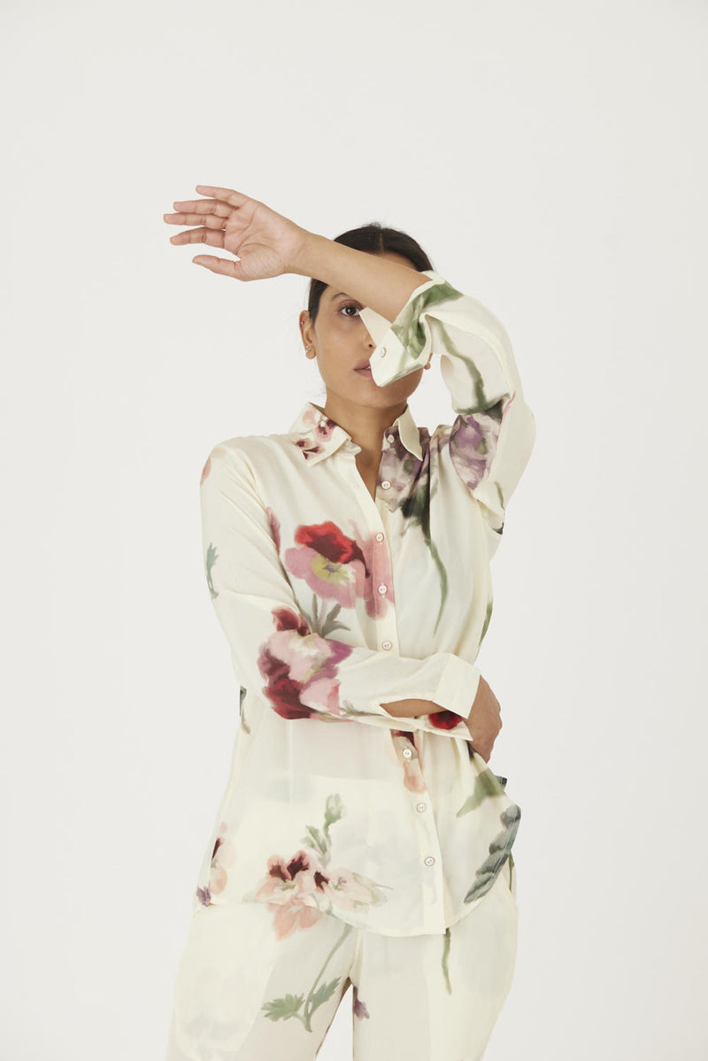 JULIET WHITE CO-ORD Co-ord Set by Yam in white color for women in Singapore