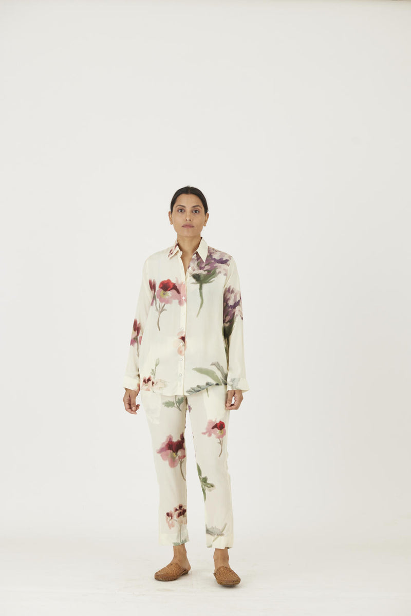 JULIET WHITE CO-ORD Co-ord Set by Yam in white color for women in Singapore