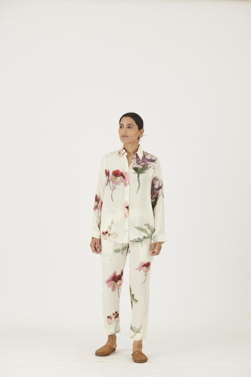JULIET WHITE CO-ORD Co-ord Set by Yam in white color for women in Singapore