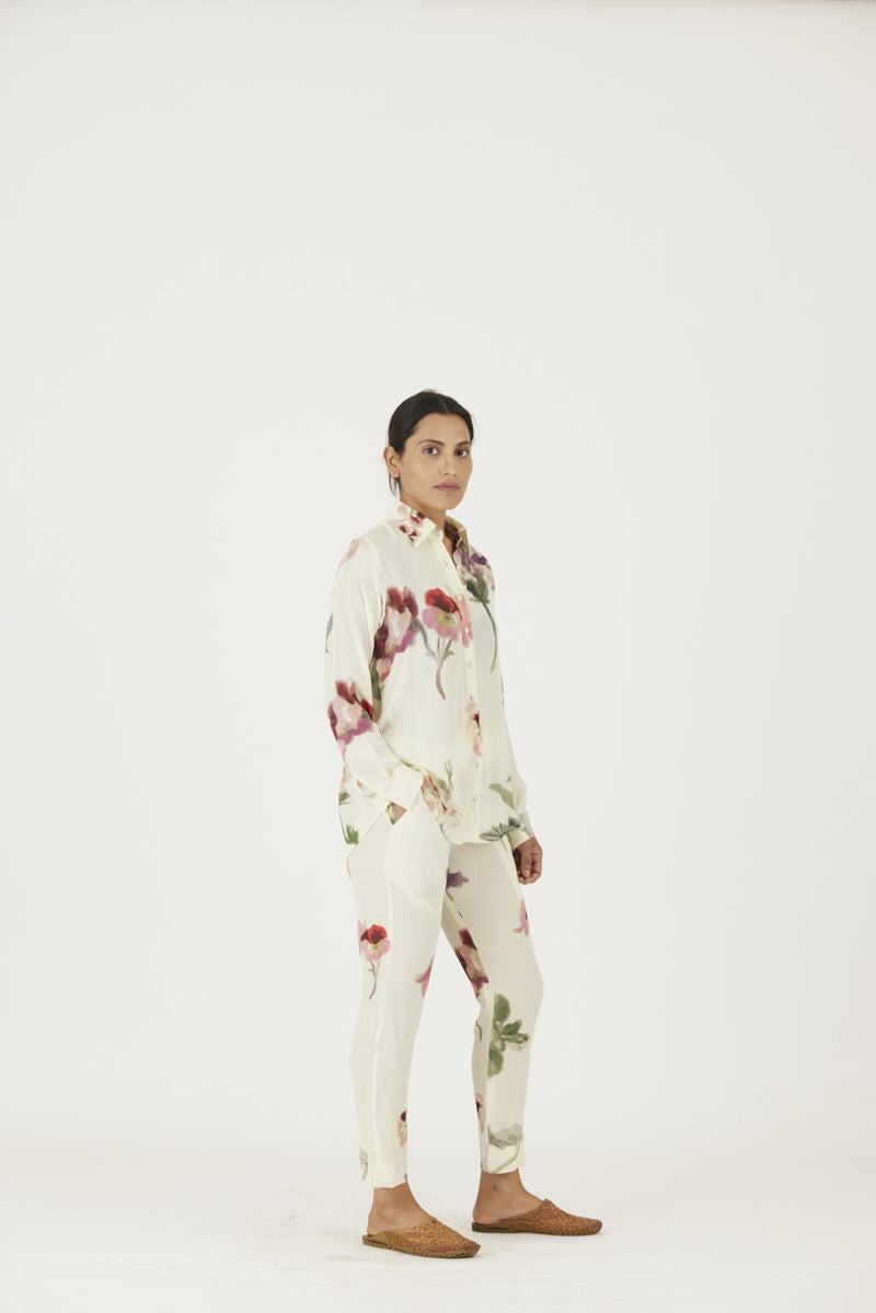 JULIET WHITE CO-ORD Co-ord Set by Yam in white color for women in Singapore