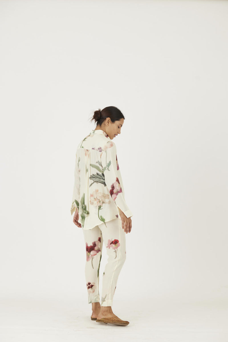 JULIET WHITE CO-ORD Co-ord Set by Yam in white color for women in Singapore