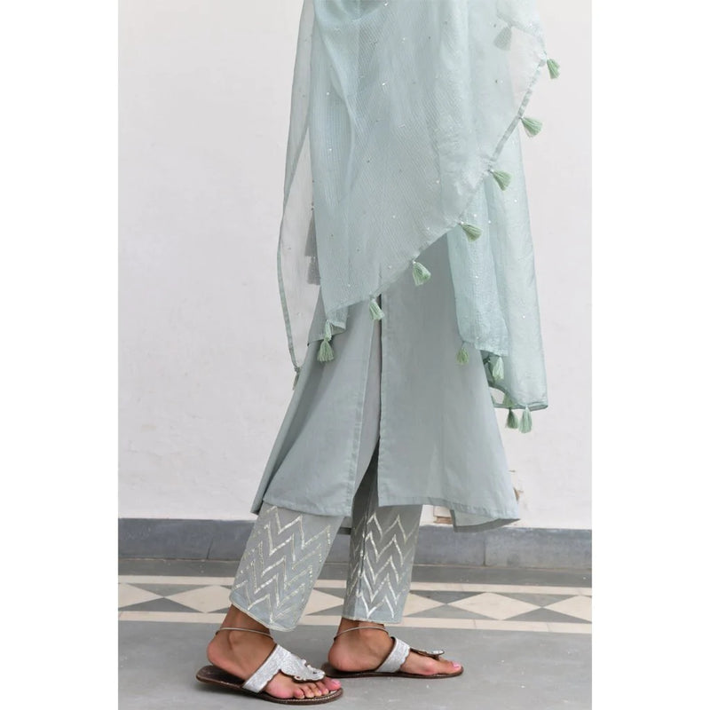 KANAER (Set of 3-Sea Foam) Dress by TOKREE for women in Singapore