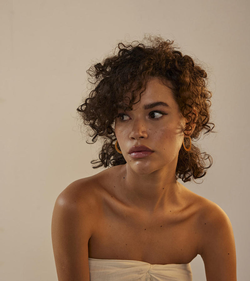 Kyna ear hoops by Khara Kapas Jewellery for women in Singapore
