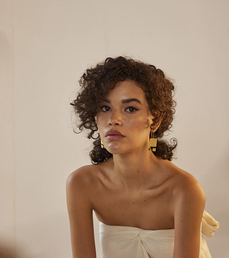 Hoor earring by Khara Kapas Jewellery for women in Singapore