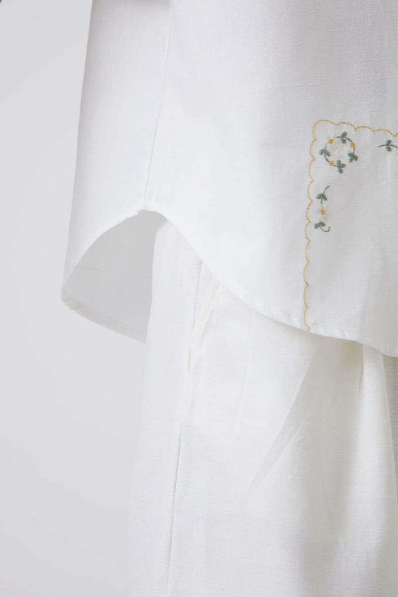 Kati - Shirt Top & Tunics by The Summer House in white color for women in Singapore