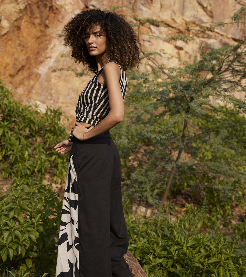 Knot Of Existence Wrap Top Top & Tunics by Khara Kapas for women in Singapore