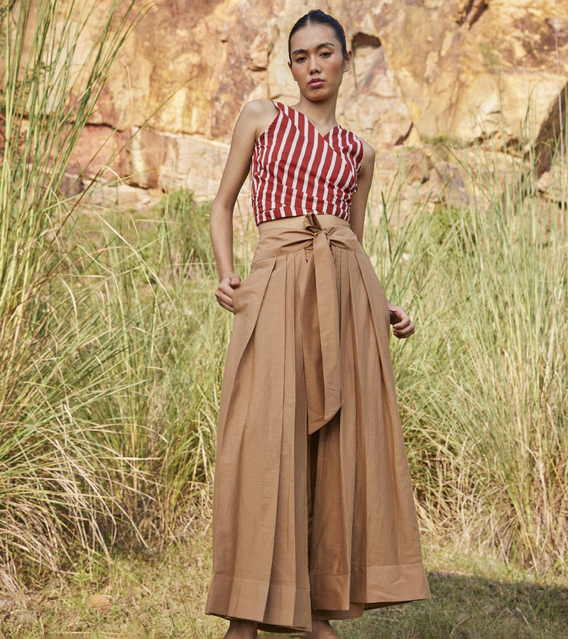 Threads Of Hope Wrap Top Top & Tunics by Khara Kapas for women in Singapore