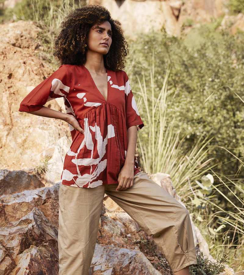 To The Horizon Trouser Bottoms by Khara Kapas for women in Singapore