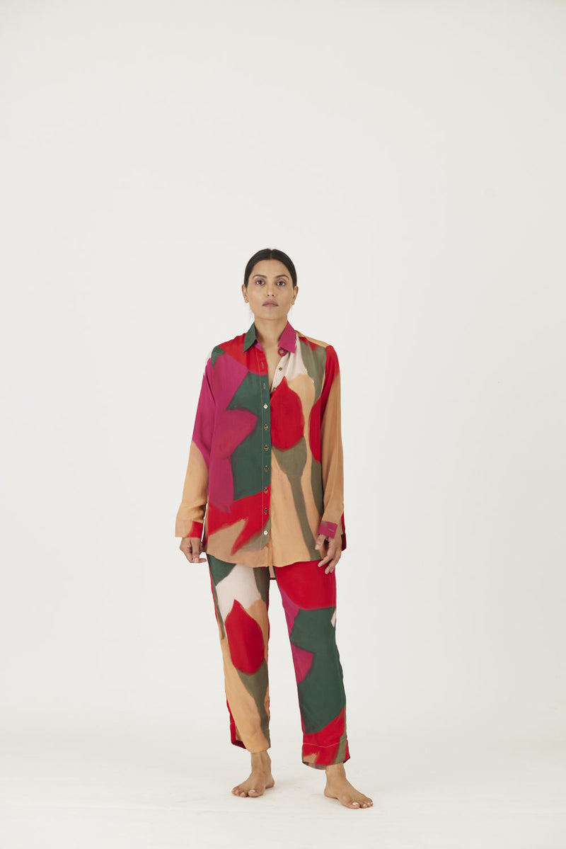 LEI LANI RED CO-ORD Co-ord Set by Yam for women in Singapore