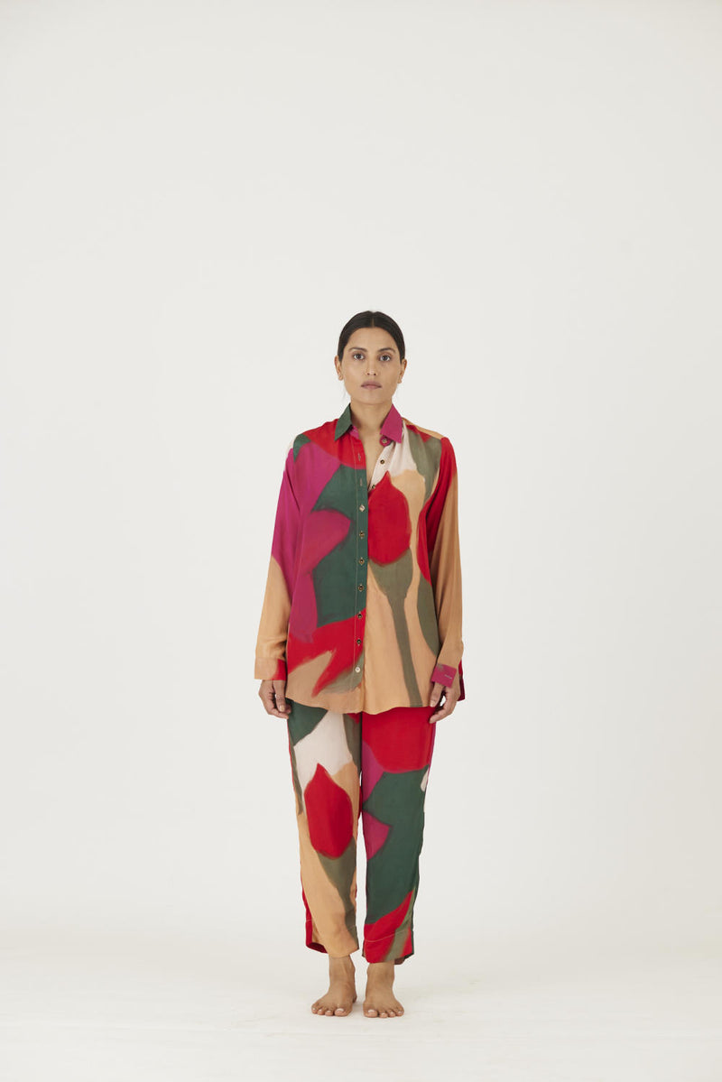 LEI LANI RED CO-ORD Co-ord Set by Yam for women in Singapore