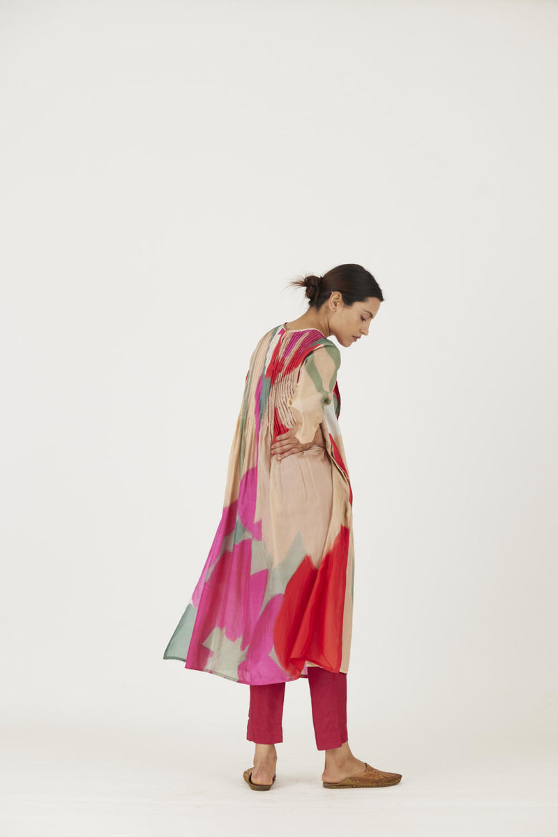 LEI LANI RED PINTUCKS KURTA SET Kurta Sets by Yam for women in Singapore
