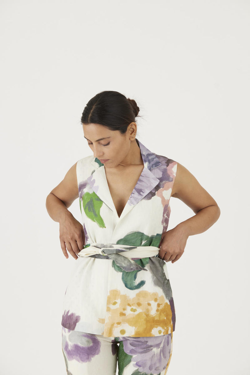MARA JACKET SET mul Co-ord Set by Yam in multi color for women in Singapore