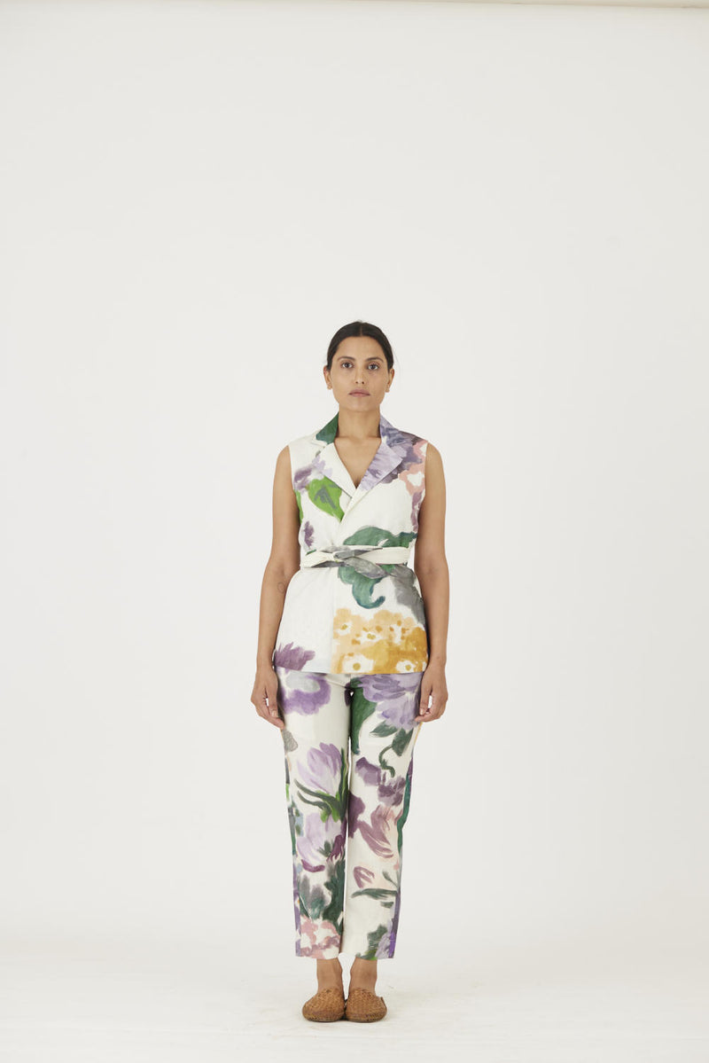 MARA JACKET SET mul Co-ord Set by Yam in multi color for women in Singapore