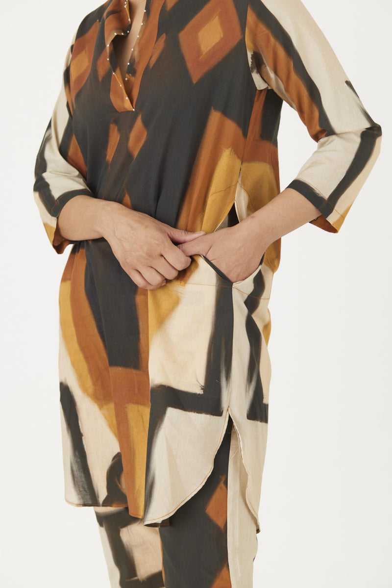 NOOR SHORT KURTA SET Kurta Sets by Yam for women in Singapore