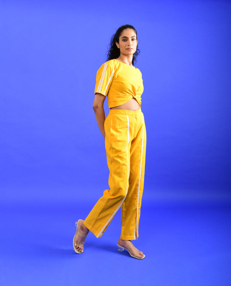 ICED MANGO KNOTTED DRESS