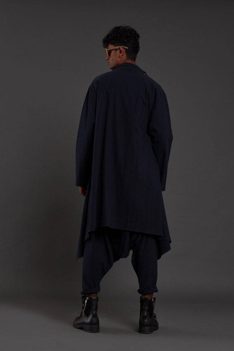 Raasta 3 way Navy Blue Jacket & Set of 3 Bottoms by Mati Men for men in Singapore
