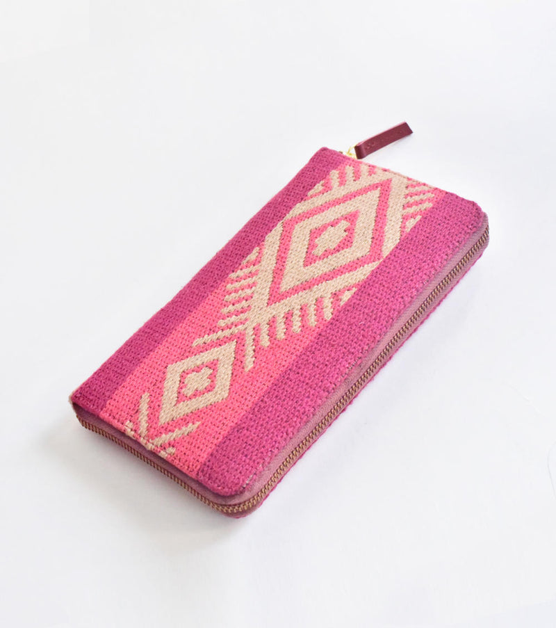 Rasberry Wallet cotton Bags by Khara Kapas for women in Singapore