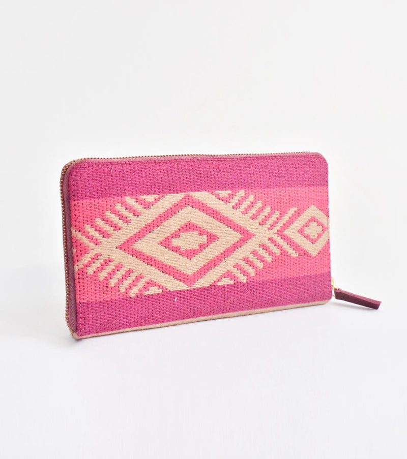 Rasberry Wallet cotton Bags by Khara Kapas for women in Singapore
