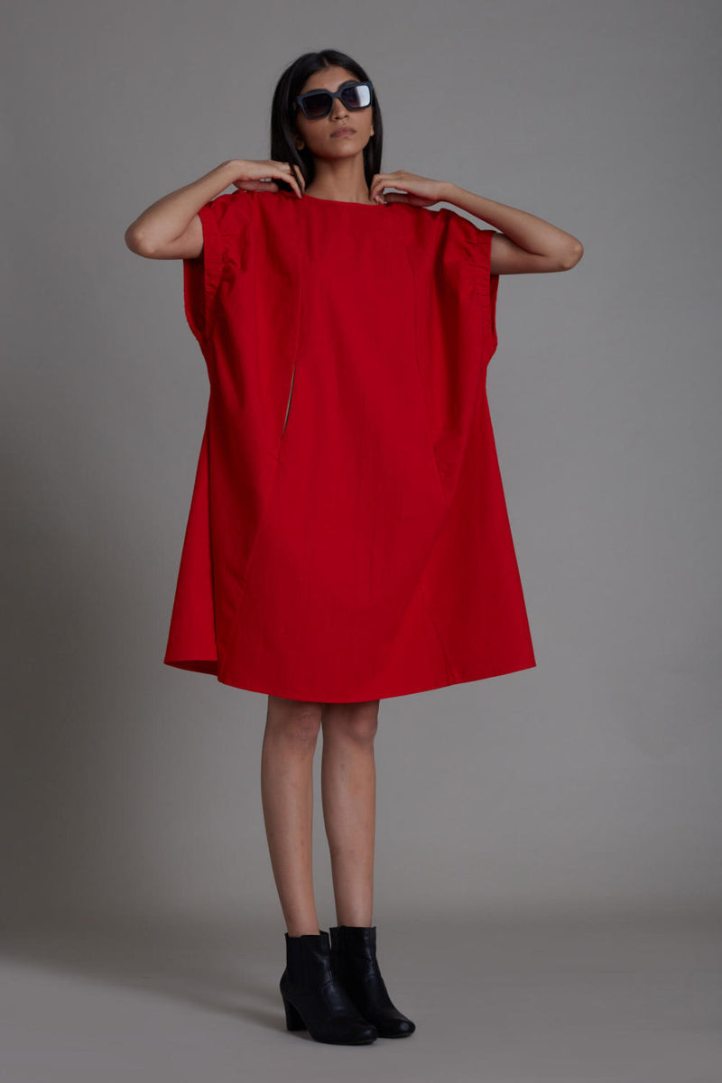 Red Pocket Dress Dress by Mati for women in Singapore
