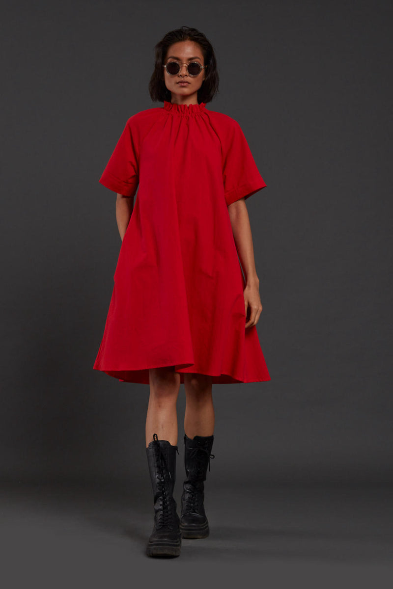Red Tora Dress Dress by Mati for women in Singapore