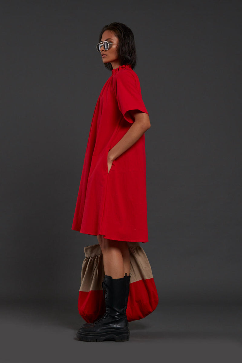 Red Tora Dress Dress by Mati for women in Singapore